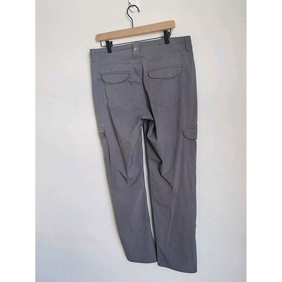 Kuhl Women's Freeflex Roll-up Cargo Pants 12 Reg Gray Drawstring Relaxed Fit - Picture 14 of 16